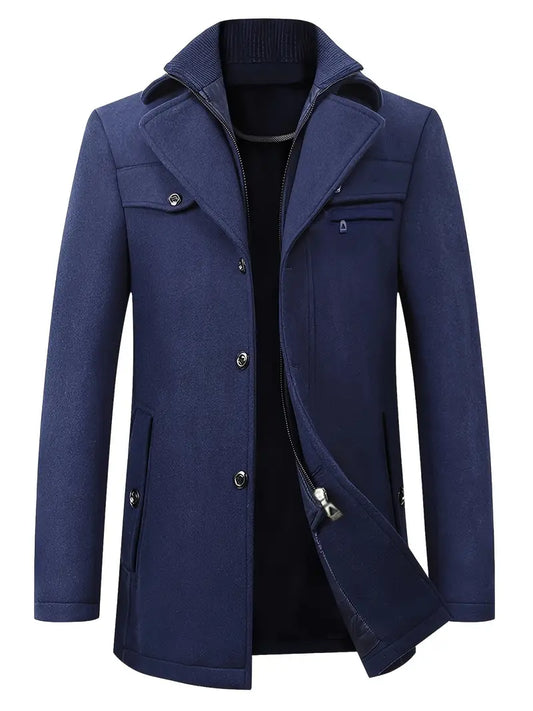 Shiv | Long Elegant Trench Coat for Men