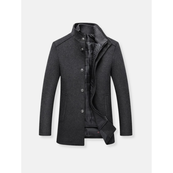 Shepherd | Trench Coat with Zipper Closure for Men