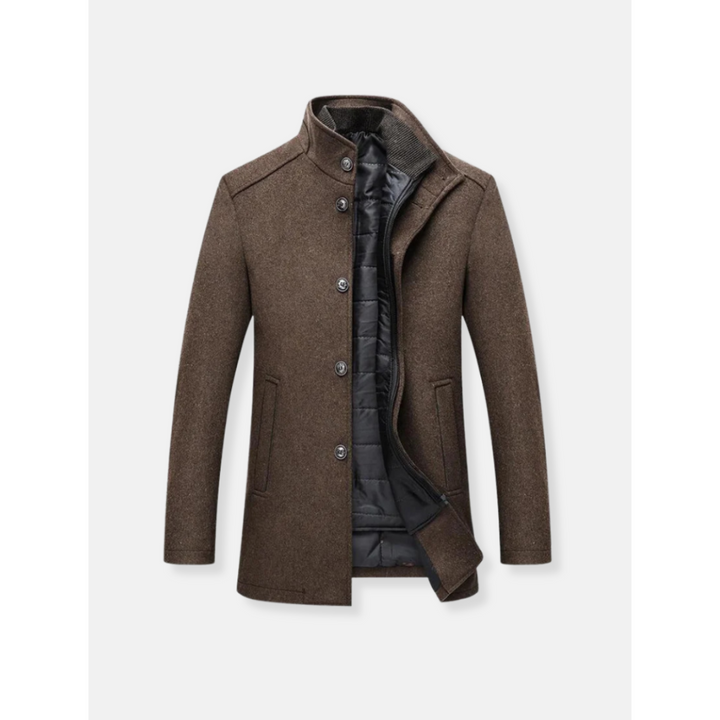 Shepherd | Trench Coat with Zipper Closure for Men