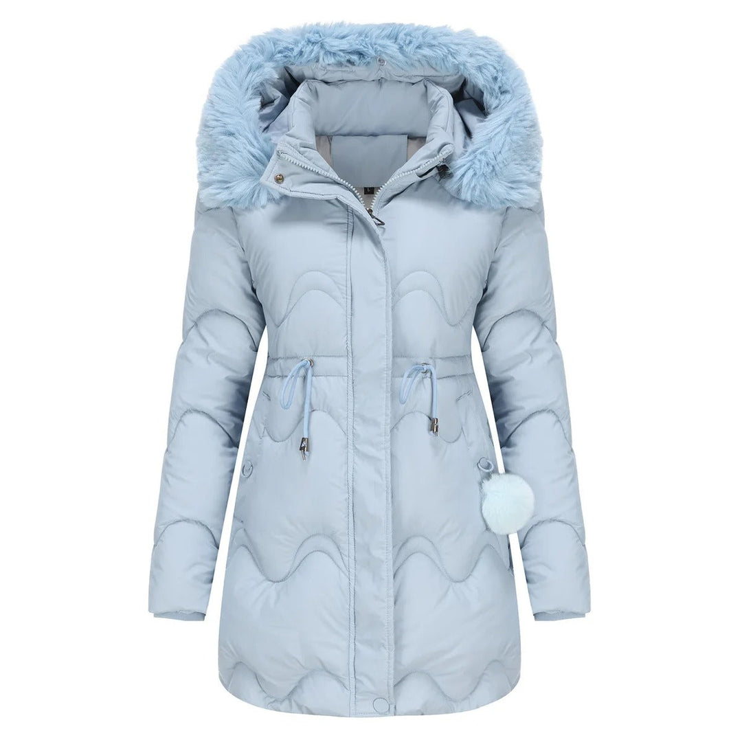 Isabella | Elegant Fur-Trimmed Quilted Winter Coat