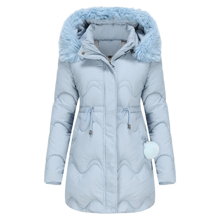 Isabella | Elegant Fur-Trimmed Quilted Winter Coat