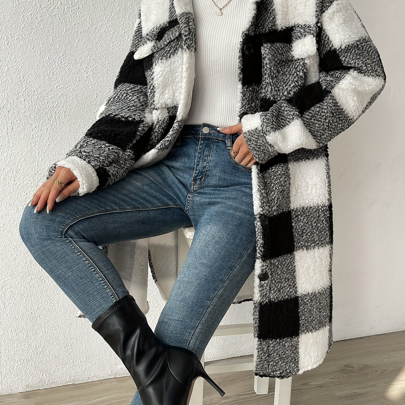 Natalie | Oversized Teddy Coat Warm for Women
