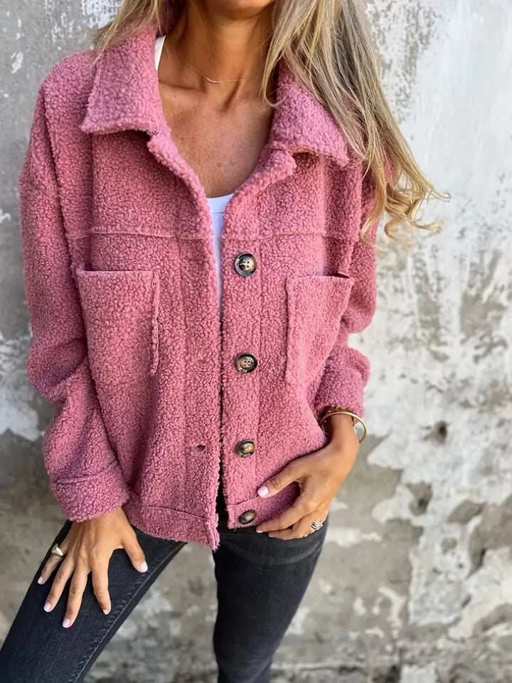 Mylene | Winter Teddy Coat Long Sleeve for Women