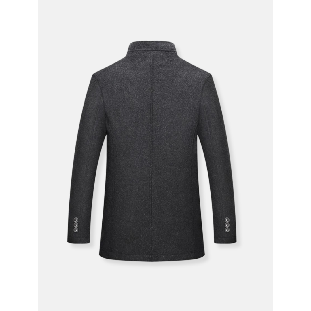 Shepherd | Trench Coat with Zipper Closure for Men
