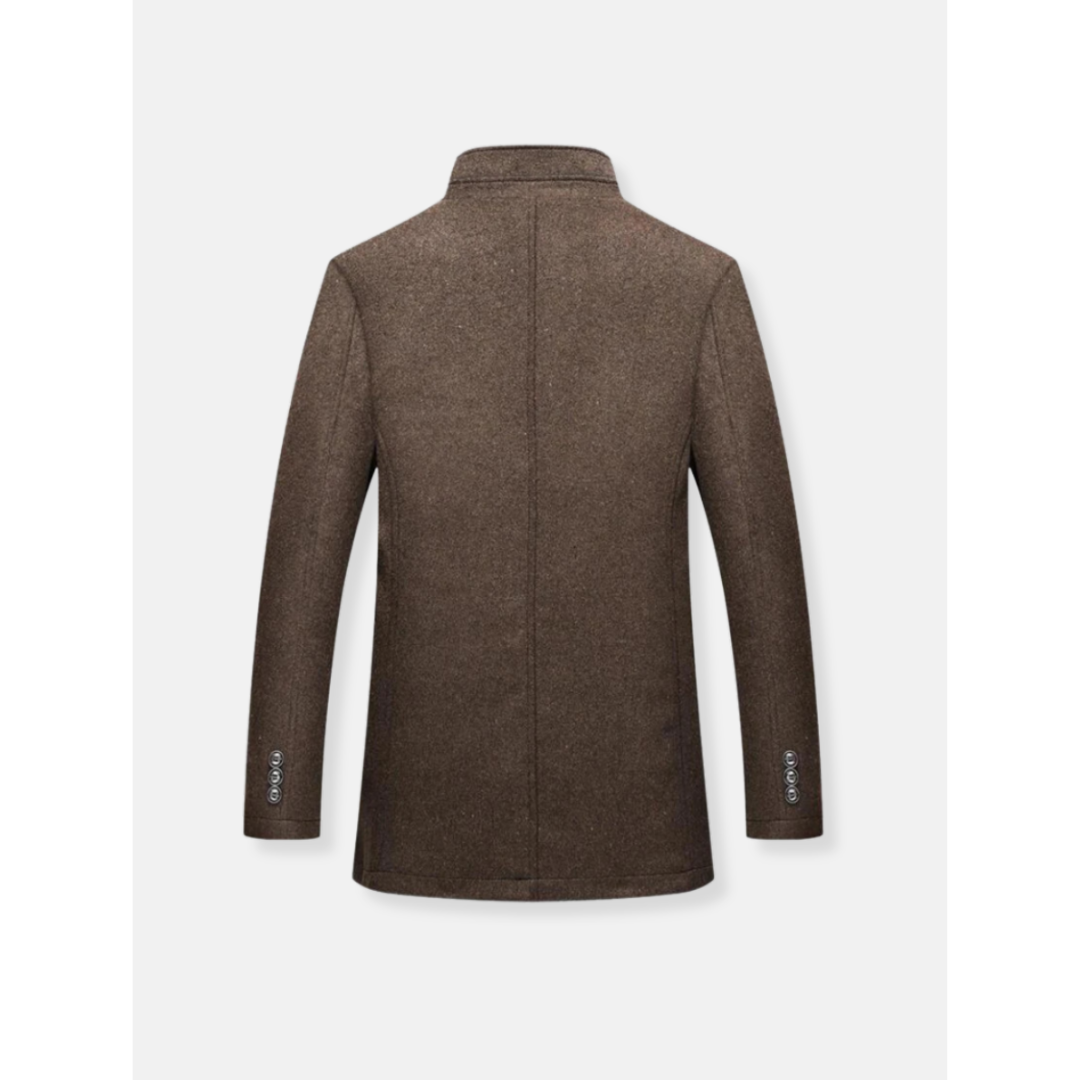 Shepherd | Trench Coat with Zipper Closure for Men