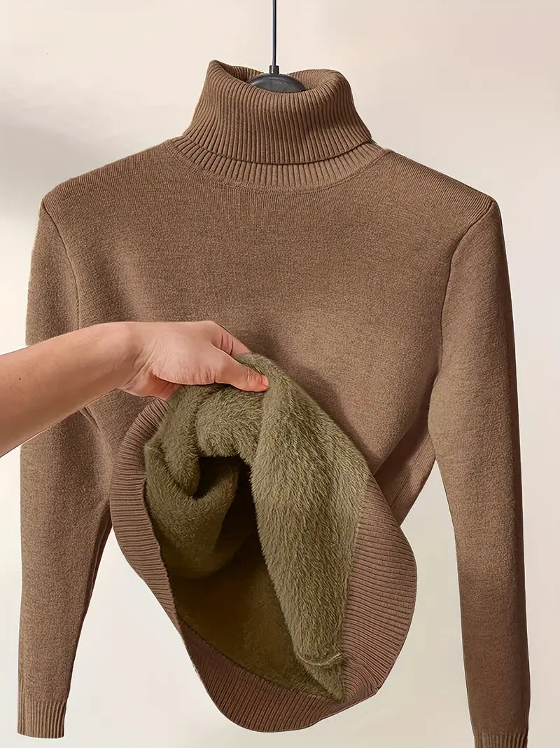 Winter Turtleneck Jumper For Women