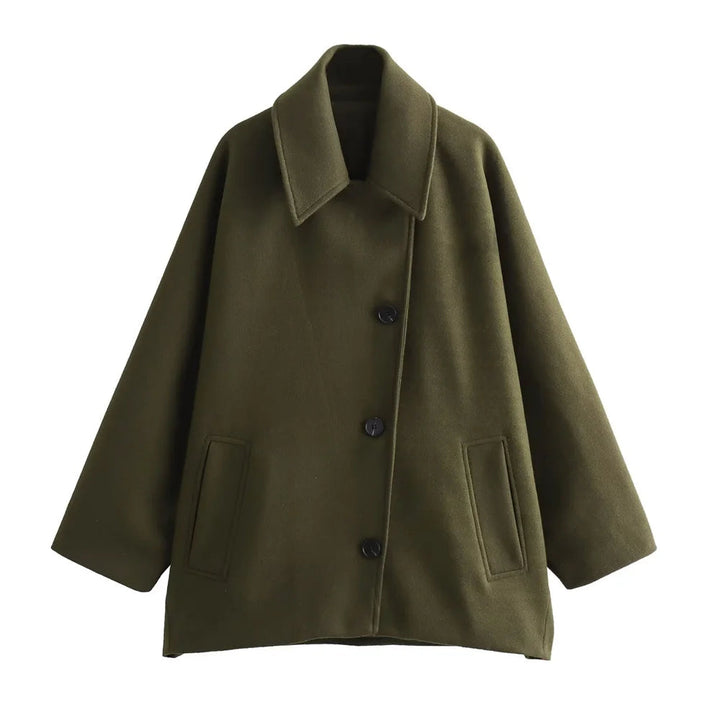 Clara | Modern Oversized Button-Up Jacket