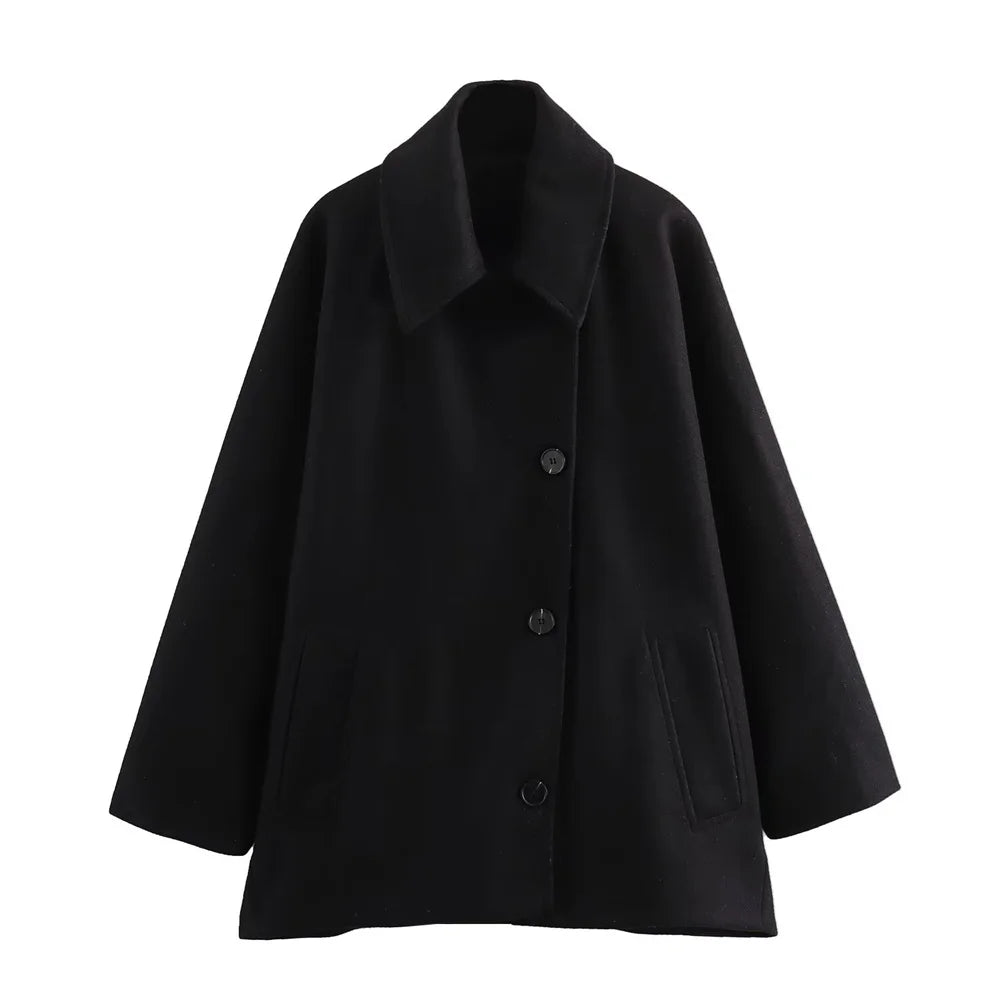 Clara | Modern Oversized Button-Up Jacket