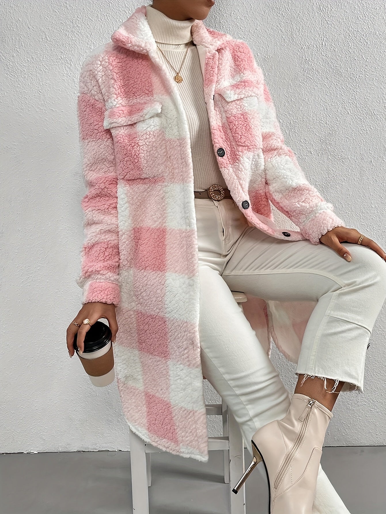 Natalie | Oversized Teddy Coat Warm for Women