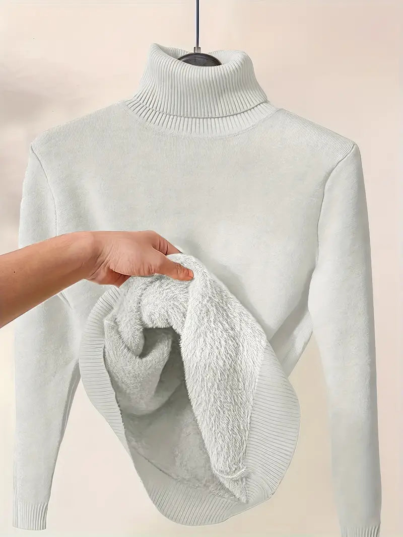 Winter Turtleneck Jumper For Women