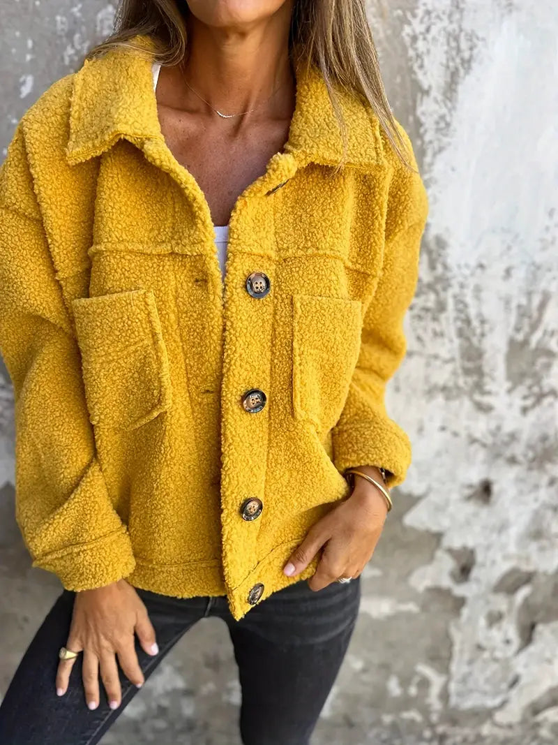 Mylene | Winter Teddy Coat Long Sleeve for Women