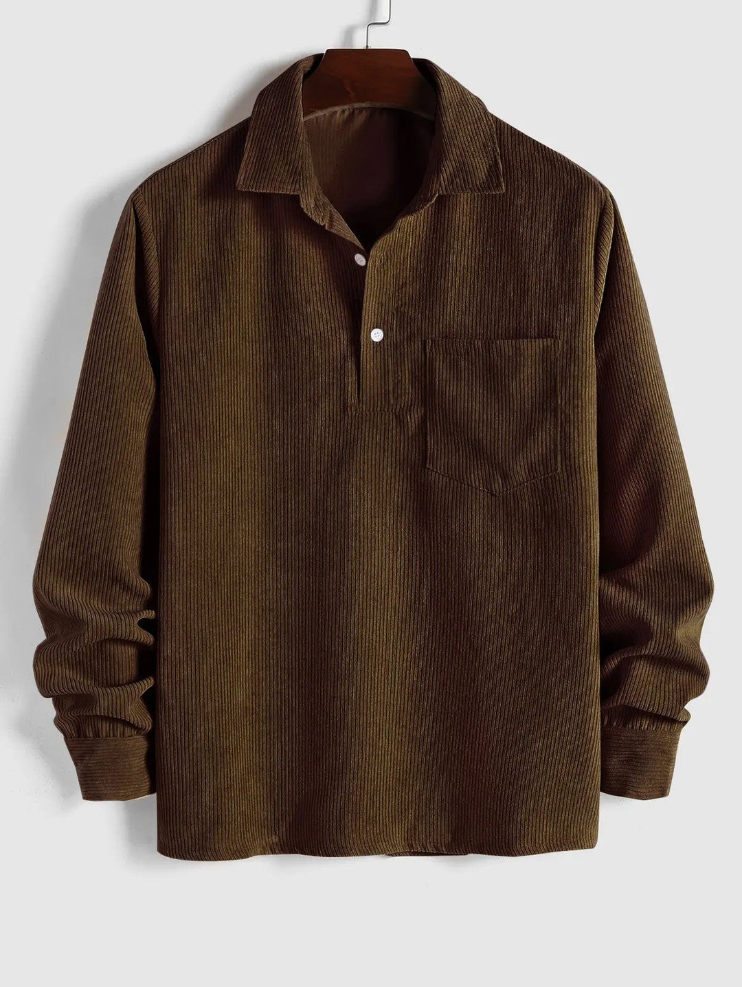 Zaiden | Corduroy Sweater with Elegant Texture for Men