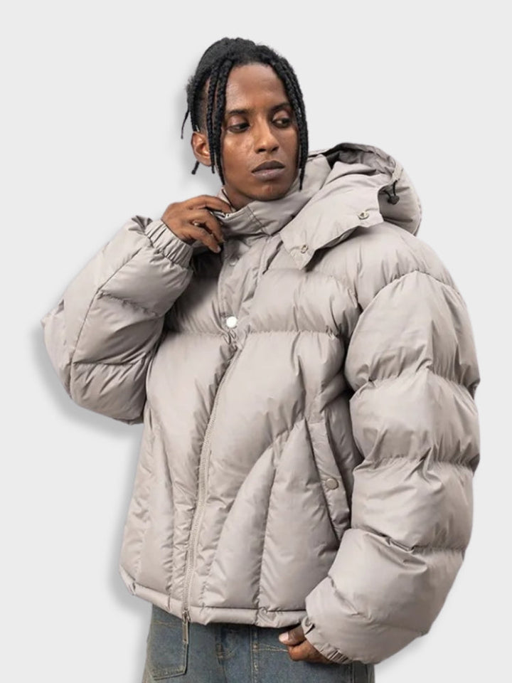 Andy | Hooded Puffer Parka Jacket with Warm Padding for Men